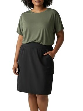 Hyba Short Sleeve Colourblock Dress